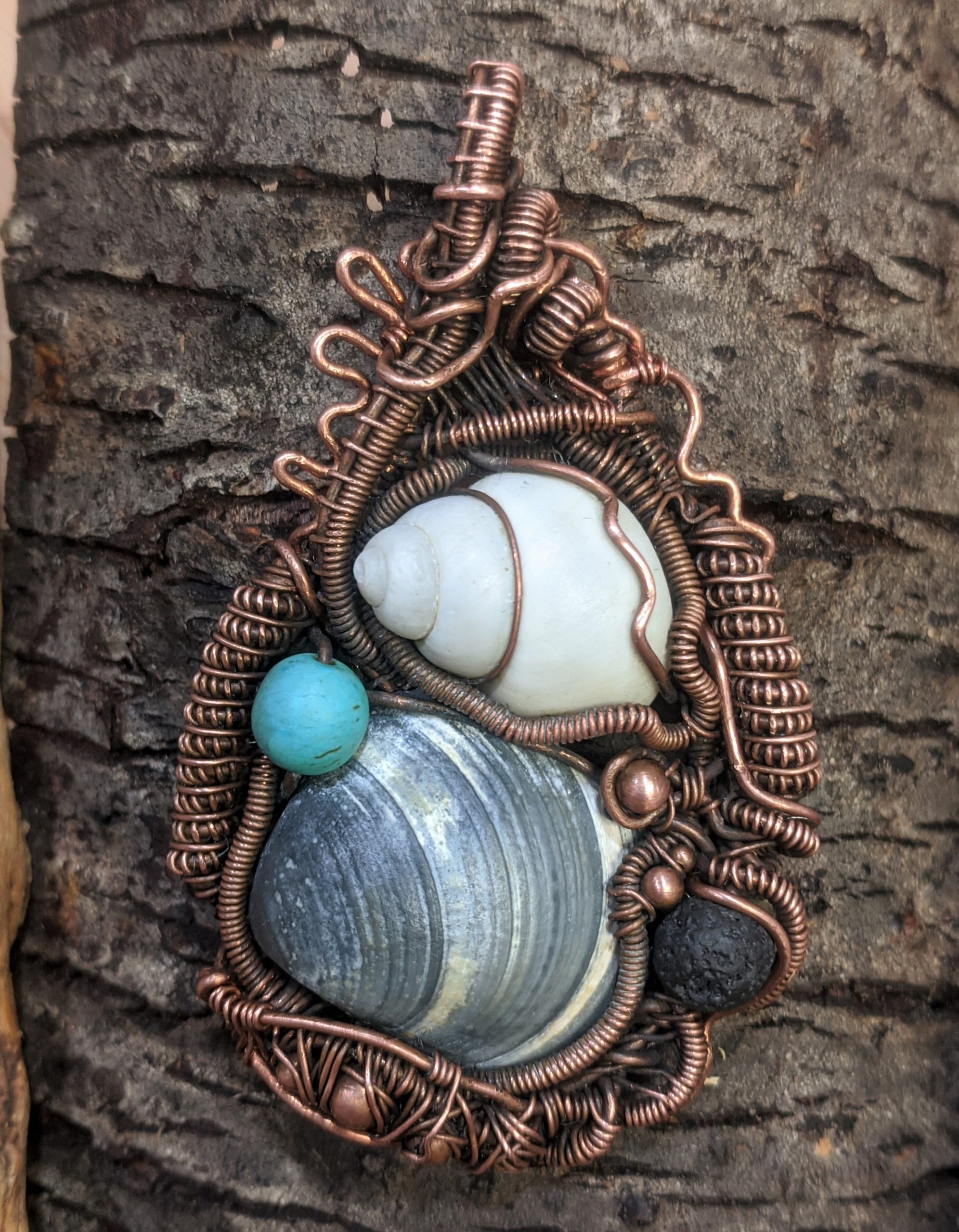 Shell Amulet · "Ocean Blue" - Image 4