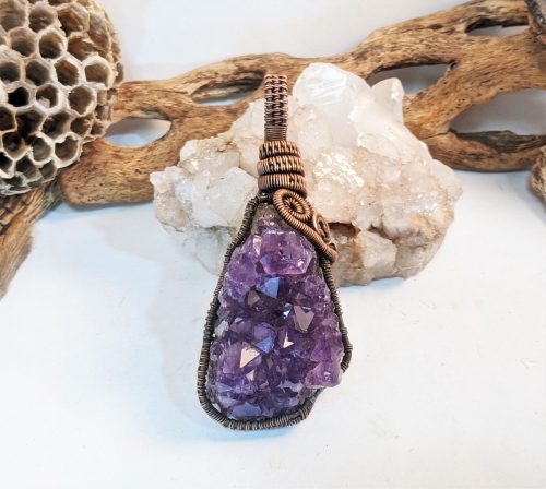 Necklace · Amethyst Crystal · "Violet"