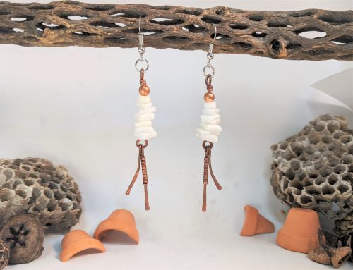 Earrings · "Devi Shell Stack"