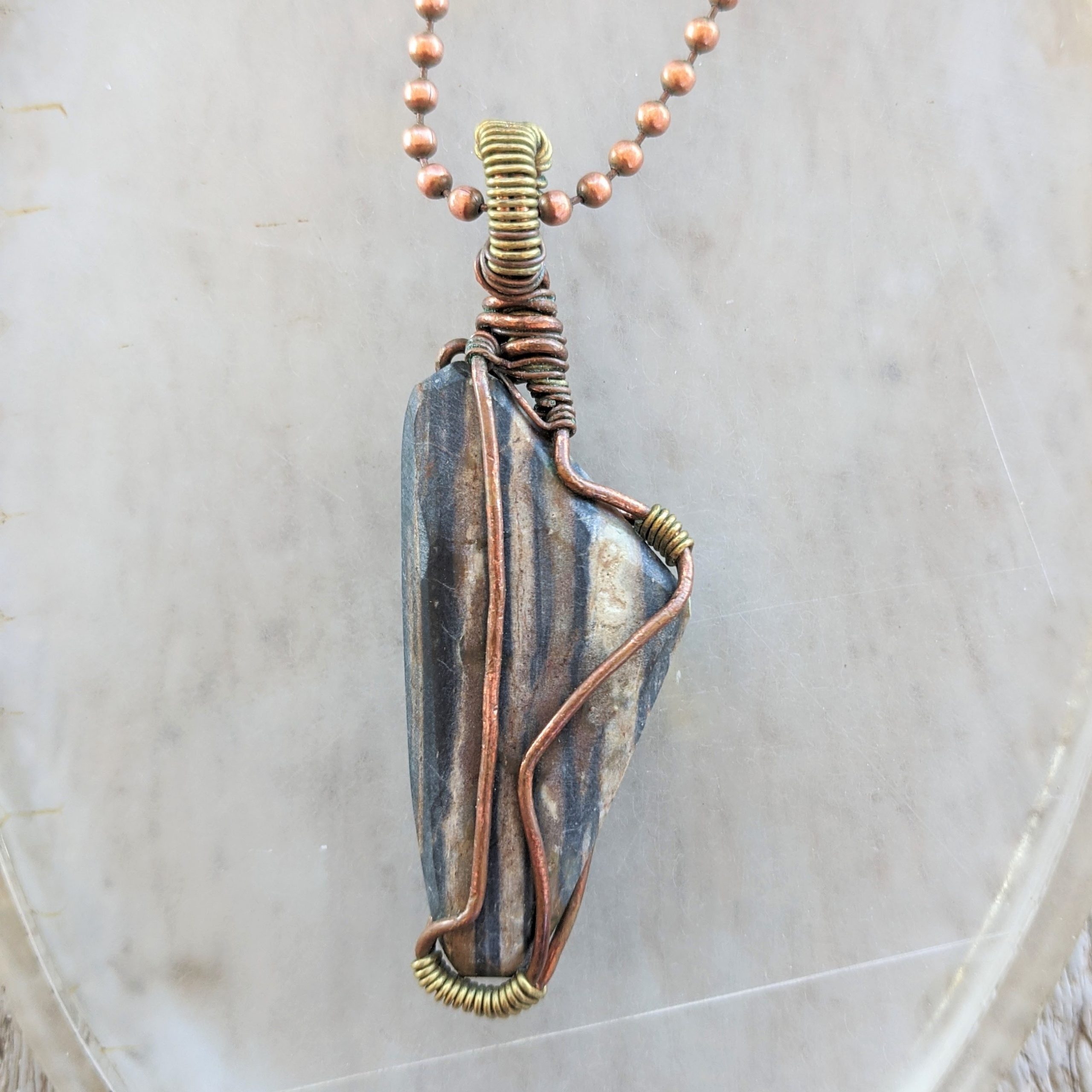 Necklace · “Baja Palm Trees” - Image 3